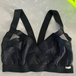 VPL Black Athleisure Sports Bra size 6